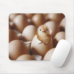 Cutest Baby Animals New Baby Chick Mouse Pad