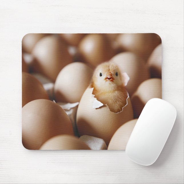 Cutest Baby Animals | New Baby Chick Mouse Pad (With Mouse)