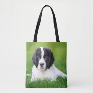 Cutest Baby Animals Newfoundland Puppy Tote Bag