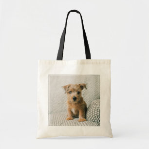 Cutest Baby Animals Norfolk Terrier Puppy Tote Bag