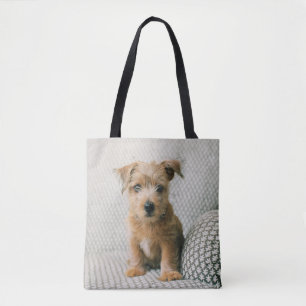 Cutest Baby Animals   Norfolk Terrier Puppy Tote Bag