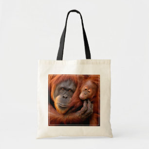 Cutest Baby Animals Orangutan Mum & Baby Tote Bag