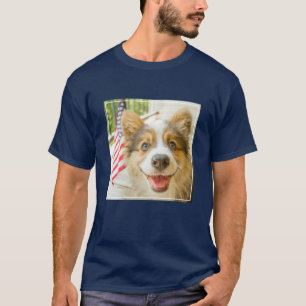Cutest Baby Animals   Patriotic Corgi Puppy T-Shirt