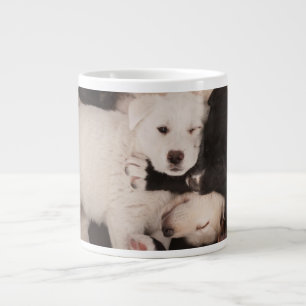Cutest Baby Animals   Pile of Puppies Large Coffee Mug