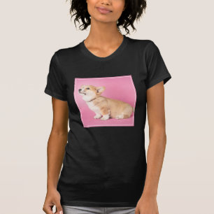 Cutest Baby Animals Pink Corgi Puppy T-Shirt