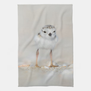 Cutest Baby Animals   Piping Plover Chick Tea Towel