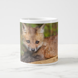 Cutest Baby Animals   Red Fox Pup Large Coffee Mug