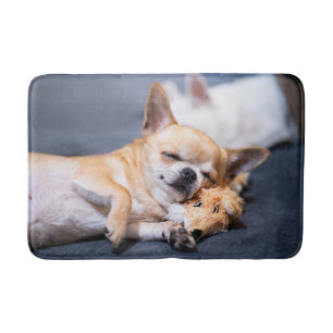 Cutest Baby Animals Red-haired Chihuahua Dog Bath Mat