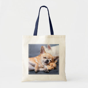 Cutest Baby Animals   Red-haired Chihuahua Dog Tote Bag