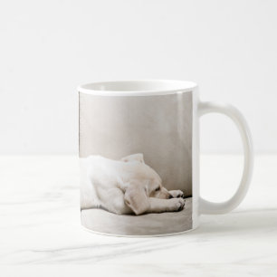 Cutest Baby Animals   Sleepy Yellow Labrador Puppy Coffee Mug