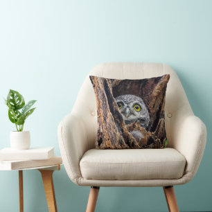Cutest Baby Animals Spotted Owlet Cushion