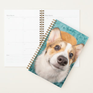 Cutest Baby Animals Sweet Corgi Puppy Face Planner
