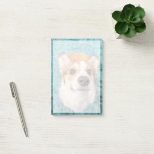 Cutest Baby Animals Sweet Corgi Puppy Face Post-it Notes