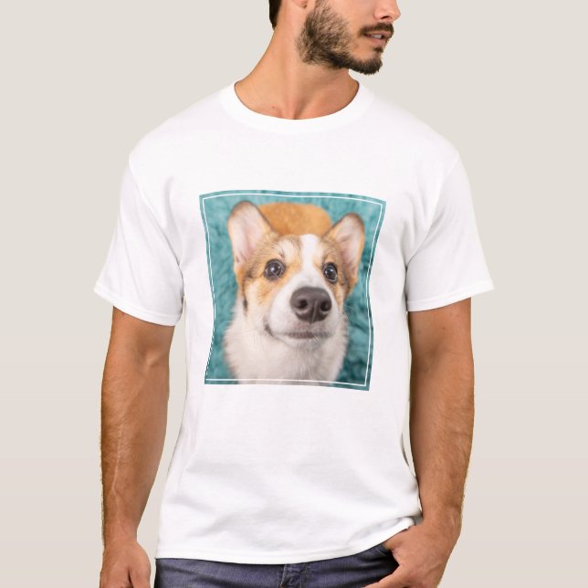 Cutest Baby Animals | Sweet Corgi Puppy Face T-Shirt (Front)