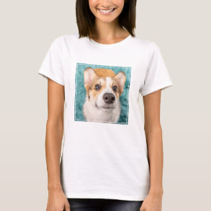 Cutest Baby Animals Sweet Corgi Puppy Face T-Shirt