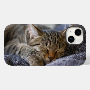 Cutest Baby Animals   Tabby Kitten Sleeping Case-Mate iPhone 14 Case