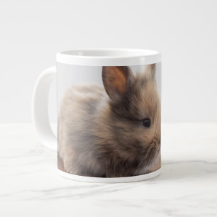 Cutest Baby Animals   Tiny Baby Bunny Large Coffee Mug