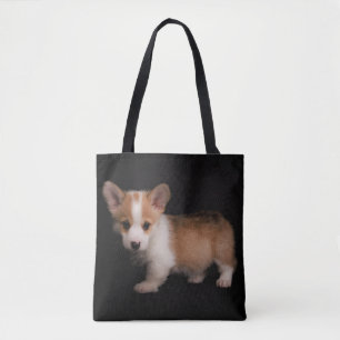 Cutest Baby Animals Tiny Corgi Tote Bag