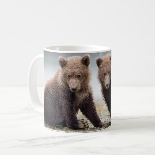 Cutest Baby Animals | Two Bear Cubs Coffee Mug (Front Left)