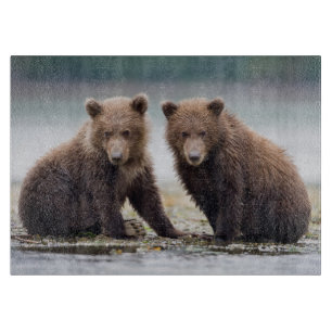 Cutest Baby Animals Two Bear Cubs Cutting Board