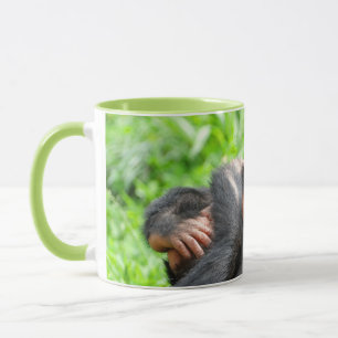 Cutest Baby Animals   Two Young Chimpanzees Mug