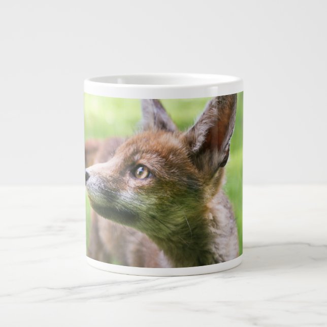 Cutest Baby Animals | Urban Fox Large Coffee Mug (Front)
