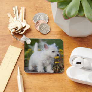 Cutest Baby Animals West Highland White Terrier Key Ring