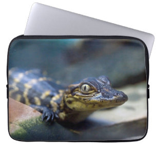 Cutest Baby Animals Young Alligator Laptop Sleeve