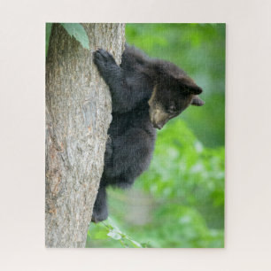 Cutest Baby Animals Young Black Bear Cub Jigsaw Puzzle