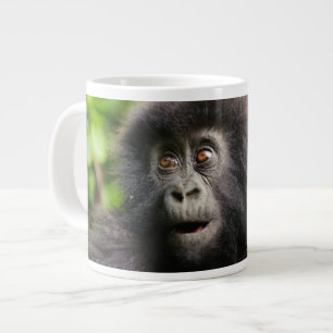Cutest Baby Animals Young Mountain Gorilla Large Coffee Mug