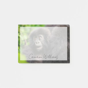 Cutest Baby Animals Young Mountain Gorilla Post-it Notes