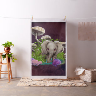 Cutest Baby Elephant Fabric