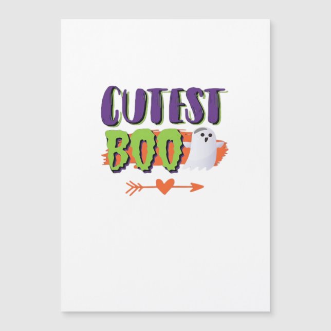 Cutest Boo Halloween Funny Casual (Front)