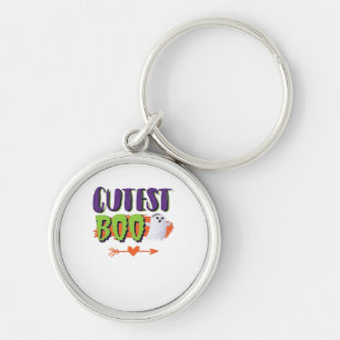 Cutest Boo Halloween Funny Casual Key Ring