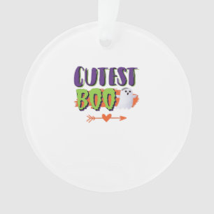 Cutest Boo Halloween Funny Casual Ornament