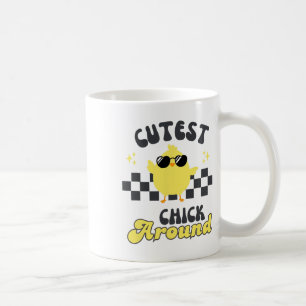 Cutest Chick Around Cute Vintage Easter Chick  Coffee Mug
