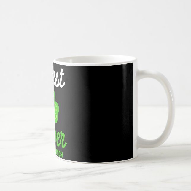 Cutest Clover In The Patch Funny St. Patrick's Day Coffee Mug (Right)