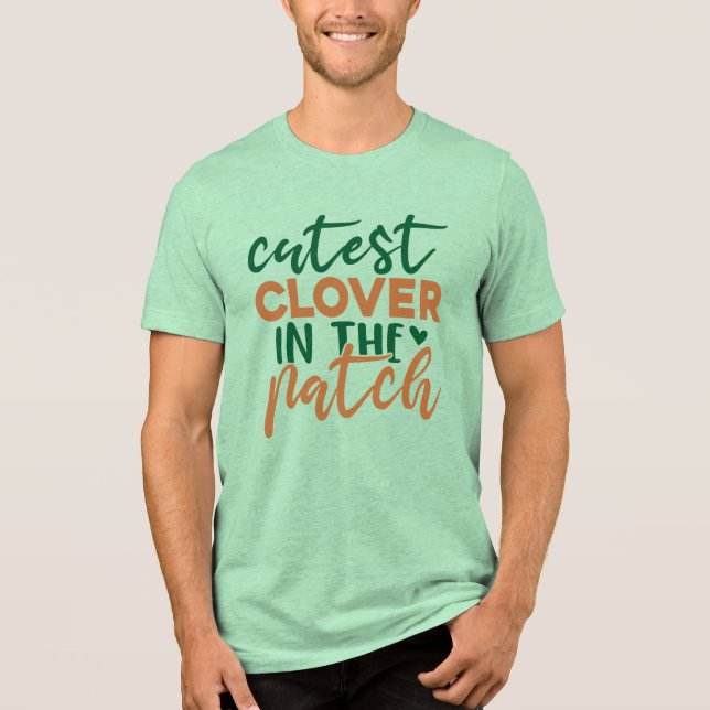 Cutest Clover in The Patch St Patrick's-60863 Tri-Blend Shirt (Front)