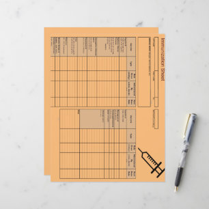 Cutest Creature Immunisation Records-Horizontal