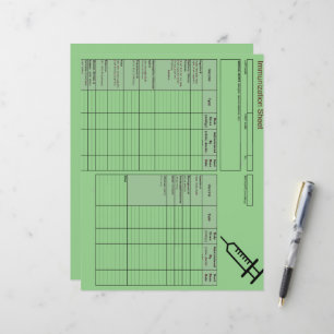 Cutest Creature Immunisation Records-Horizontal