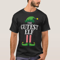 Cutest Elf Matching Family Christmas Party Elf