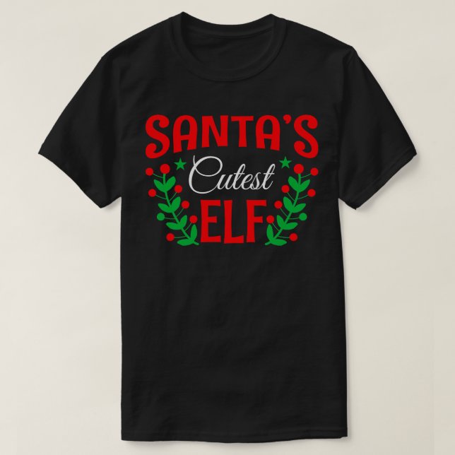 Cutest Elf T-Shirt (Design Front)