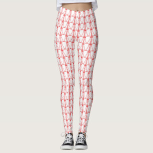 Cutest Ever, Coconut Trees Silhouette Christmas Leggings