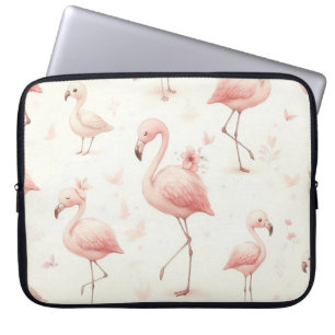 Cutest Flamingo Flock Laptop Sleeve