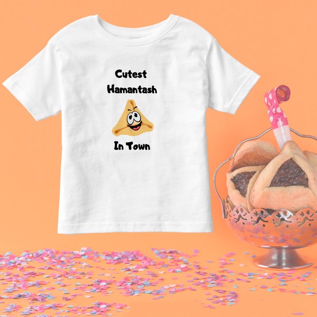 Cutest Hamantash In Town Purim  Toddler T-Shirt (Creator Uploaded)