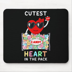 Cutest Heart In The Pack Fun Valentines Day Toddle Mouse Pad