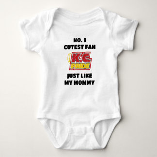 Cutest Kansas City Football Fan Baby Bodysuit