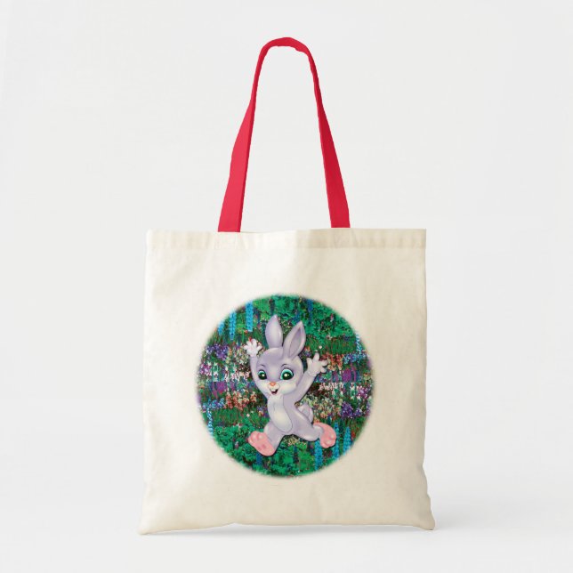 Cutest Little   Bunny Tote Bag (Front)