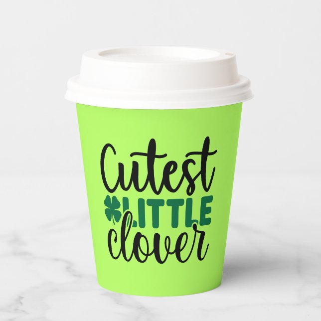Cutest Little Clover Charm-60277 Paper Cups (Front)