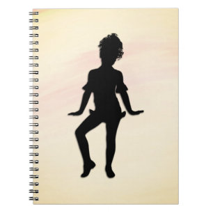 Cutest Little Dancer Mellow Yellow Notebook